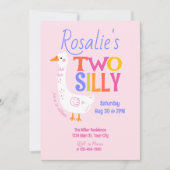 Invitation Deux sots Goose Summer Kids 2e anniversaire (Devant)