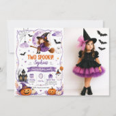 Invitation Deux Spooky 2e Anniversaire (Devant)