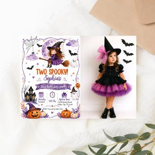Invitation Deux Spooky 2e Anniversaire