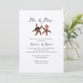 Invitation Deux Starfish Mr et Mme Couples Shower Invitatio (Debout devant)