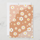 Invitation Deux Super 2e anniversaire Daisy Super Party (Dos)