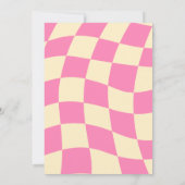 Invitation Deux Super fille 2e anniversaire (Dos)