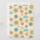 Invitation Deux Super Retro Rainbow 2e fête d'anniversaire (Dos)