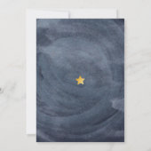 Invitation DEUX SUR LA LUNE 2e 2e Anniversaire Vache Comptine (Dos)