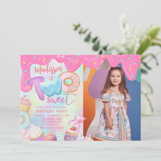 Invitation deux sweetmcustom photo (Debout devant)