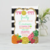 Invitation deux to frutti 2e anniversaire Tutti Frutti (Debout devant)