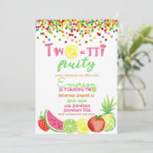 Invitation deux to frutti 2e anniversaire Tutti Frutti waterc (Debout devant)