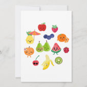 Invitation Deux tti Frutti Cutie Fruit 2e Merci d'anniversair (Dos)