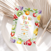 Invitation Deux tti Frutti petits fruits cuits 2e anniversair