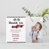 Invitation Deux voitures rapides boyanniversaire de la fête (Debout devant)