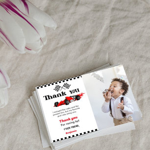 Invitation Deux voitures rapides boyanniversaire de la fête