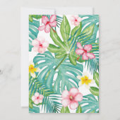 Invitation Deux Wild 2e anniversaire fête Safari Animaux Part (Dos)