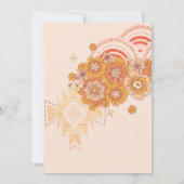 Invitation Deux Wild Boho Floral Super 2e fête d'anniversaire (Dos)