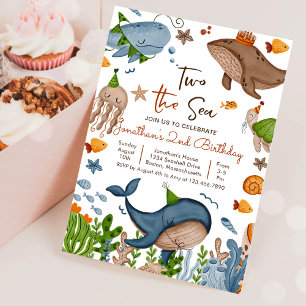 Invitation Deuxième anniversaire de la tortue requin baleine