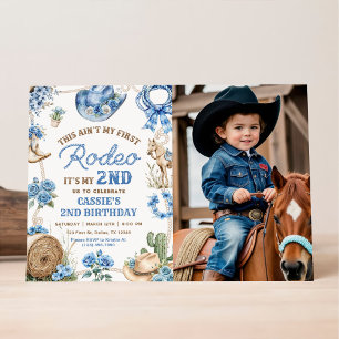 Invitation Deuxième anniversaire de Rodéo Cowboy Far West