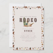 Invitation Deuxième rodéo moderne Western Boys 2e anniversair (Devant)