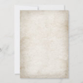 Invitation Deuxième Rodéo Western Cowboy 2e anniversaire (Dos)