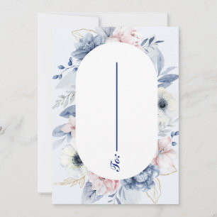 Invitation Développer des contacts personnalisés Mariage