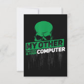 Invitation Développeur Sysadmin Engineer Hacker Code d'admini (Devant)