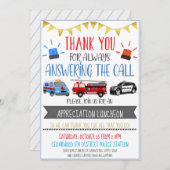 Invitation d'événement Appréciation du premier rép (Devant / Derrière)