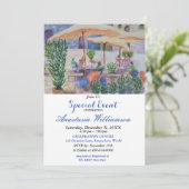 INVITATION D'ÉVÉNEMENT DE PARTIE DE PATIO D'ÉTÉ (Debout devant)