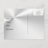 Invitation d'événement de vente automatique - faux (Dos)