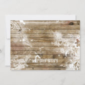 Invitation d'événement Recherchée de 7 x 5 pouces (Dos)