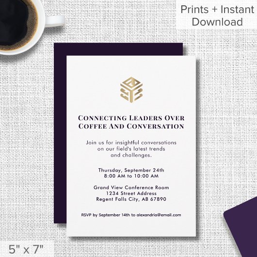 Invitation d'événement Réseau de marque