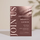 Invitation d'événement spécial affaires de bronze 