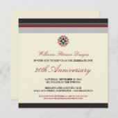 Invitation d'événements d'entreprise de bandes col (Devant / Derrière)