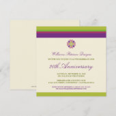 Invitation d'événements d'entreprise de bandes col (Devant / Derrière)