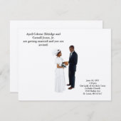 Invitation Devenir mari et femme (Devant / Derrière)