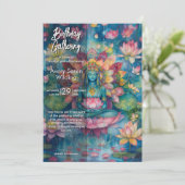 Invitation Devenir silencieux | Conception Fleur de Lotus (Debout devant)