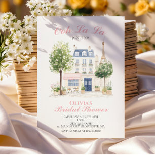 Invitation Déversoir de Mariage Parisien Café Parisien
