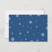 Invitation Devinez combien | Jeu de Baby Shower Bébé Hiver Bl (Dos)
