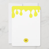 Invitation Devinez la nourriture pour bébés | Baby shower Bee (Dos)