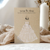 Invitation Devinez La Robe - Fête des mariées Jeu