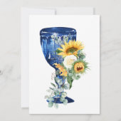 Invitation Devinez la robe Fête des mariées méditerranéenne J (Dos)