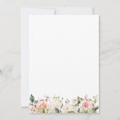 Invitation Devinez Qui Baby shower Jouer Floral Greenery Invi (Dos)