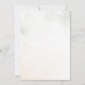 Invitation Devinez Qui Baby shower Jouer La Verdure Florale (Dos)