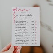 Invitation Devinez qui l'a dit maman ou papa Baby shower jeu