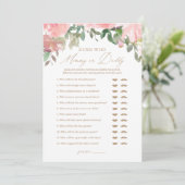 Invitation Devinez qui maman ou papa Baby shower de ballon je (Debout devant)