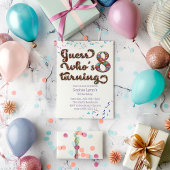 Invitation Devinez qui tourne 8 cookies