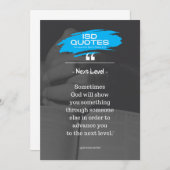 Invitation Devis ISD Niveau suivant (Devant / Derrière)