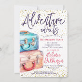 Invitation Devise de la partie de retraite - Aventure (Devant)