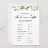 Invitation DEVON Devine le jeu de Fête des mariées des prix (Devant)