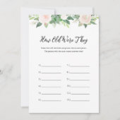 Invitation DEVON Quel Âge Ont Été Ils Photo Fête des mariées  (Devant)