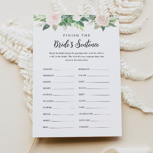 Invitation DEVON termine le jeu de la mariée