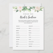 Invitation DEVON termine le jeu de la mariée (Devant)