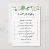 Invitation DEVON Voudrait-Elle Plutôt Fête des mariées Game C (Devant)